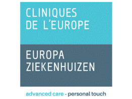 Full color logo  One Way Vision    Laminat  wei er Hintergrund  - Clinique de l Europe
