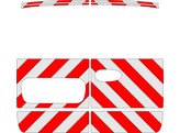 Red/White RA2 10cm Mercedes Vito 2018- rear side