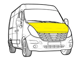 Striping Hood Fluo Yellow/Black