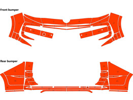 Arisco Sto stangen VW T7 L2H1 2021- Orange Heckklappe  FPS RPS 