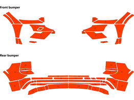 Arisco Sto stangen Volvo XC60 2022- Avery Prismatic T11514 Orange