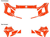 Arisco Sto stangen Ford Puma 2022- Avery Prismatic T11514 Orange