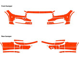 Arisco Bumpers Volvo S90 2022 - T11514 Oranje