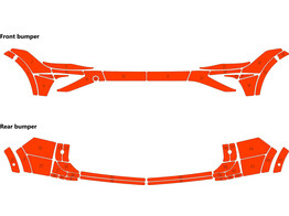 Arisco Sto stangen VW Tiguan 2021   buttonblast - Avery Prismatic W11514 Orange