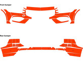 Arisco Bumpers Volvo V60 2018- Avery Prismatic Orange RPS