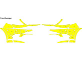 Arisco Pare-choc Avant VW T6 Jaune