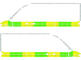 Striping Volkswagen Crafter 2017 L3H3 - Half Battenburg rkv 2-DGG-009
