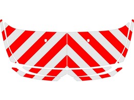 Red/White RA2 10cm Citroen Jumpy - Hood
