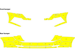 Arisco Sto stangen Skoda Octavia Berline 2022- Gelb