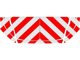 Red/White RA2 10cm Ford Ranger- Hood