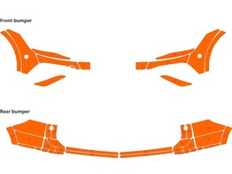 Arisco Sto stangen VW Tiguan Allspace 2021- Avery Prismatic W11514 Orange   modules