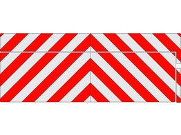 Red/White RA2 10cm Iveco Daily Kastopbouw - rear side