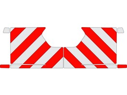 Red/White RA2 10cm Toyota Hilux - Rear side