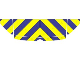 Chevronpatroon motorkap VW Caddy Politie Klasse 3