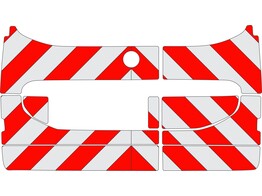 Rood/Wit RA2 10cm Mercedes Citan - achterdeuren