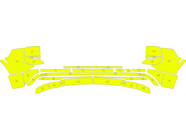 Arisco Achterbumper Volvo XC60 2022- Fluo Geel T11513