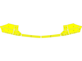 Arisco Achterbumper Volkswagen Tiguan Allspace Fluo Gelb T11513 RPS