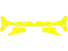 Arisco Voorbumper Volkswagen ID 4 Avery T11513 Yellow FPS