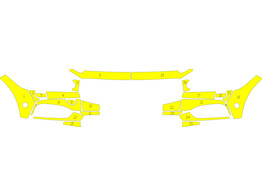 Arisco Voorbumper Volvo V90 2022- Fluo Geel T11513   flitsers PZ Zennevallei