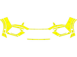 Arisco Frontsto stange Cupra Ateca Avery Prismatic T11513 Yellow