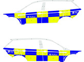 Striping Volkswagen Tiguan Allspace Battenburg NIV3 Model 2025