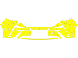Arisco Achterbumper Toyota Corolla - Avery T11513 Yellow RPS