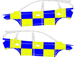 Striping MG ZS Battenburg NIV3