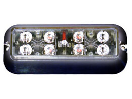 LEDX Wei  - Einzelkalenderlampe im schwarzen Rahmen - 12VDC