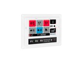 Universal Touchscreen Console - White - Panel Mount/F1F2F3