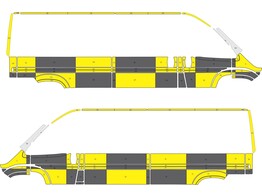 Striping Fiat Ducato/Peugeot Boxer/Citroen Jumper L2H2 Traffic Officer schuifdeur rechts