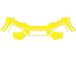 Arisco Voorbumper BMW i3 2018- Avery Prismatic Yellow T11513 NPS