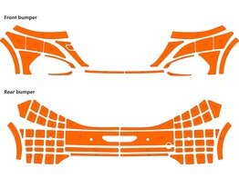 Arisco Sto stangen Peugeot 208 2012-2019 Avery Prismatic T7514 Orange