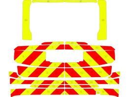 Striping Volvo XC90 2015- Chevrons T11500 Rot/Gelb 10 cm HVZ Noord Limburg