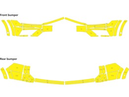Arisco BumpersVW Tiguan 2016- Avery Prismatic T7513 Fluo Yellow