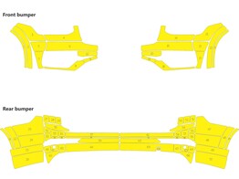 Arisco Bumpers Volvo XC90 2015- Avery Prismatic T7513 Yellow FPS   RPS