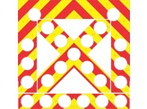 Striage Rouge/Jaune 10 cm classe IIIvoor Arrow6.200.KR43