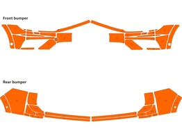 Arisco Bumpers VW Tiguan 2016- Avery Prismatic Fluo Orange