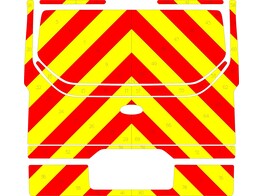 Striping Ford Custom Traffic Officer Chevrons Red/Yellow