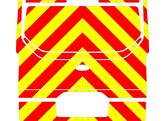 Striping Ford Custom Traffic Officer Chevrons Rouge/Jaune