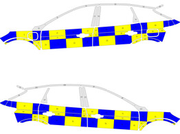 Striping Ford Kuga Battenburg NIV2