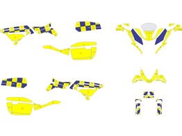 Striping Full Battenburg R1250RT NIV2  facelift model    modules PZ Marlow