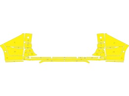 Arisco Achterbumper VW T7 L2H1 2021- T11513 Geel RPS   sensoren zijkant en flitsers ZP Arlon
