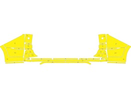 Arisco Achterbumper Volkswagen Transporter T7 - T11513 Geel   ButtonBlast ZP Vesdre