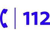 Politie tel 112 50x126 Klasse 1 blauw