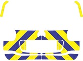 Chevronpatroon Koffer Citroen C5 Aircross Politie klasse 3 geel/blauw
