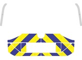 Chevronpatroon Koffer Volkswagen Touran Politie klasse 3 geel/blauw