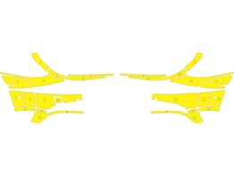 Arisco halve voorbumper Mercedes Vito yellow