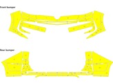 Arisco Bumpers Volkwagen Multivan T7 L2H1 2021- Geel met kofferklep  FPS   RPS 