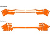 Arisco Bumpers Dacia Duster 2018- Avery Prismatic W11514 Oranje