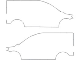 Kontur Volkswagen Caddy 2016 L1H1 - ECE104 Wei  Klasse III